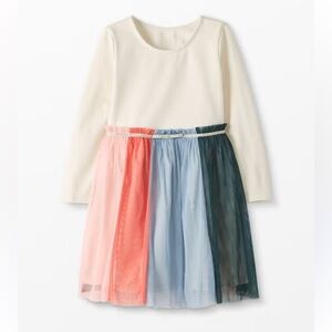 Hanna Andersson Colorful Long Sleeve Kids Dress